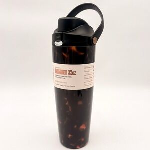 Hydrapeak Roamer 32oz Tortoise Shell Insulated Stainless Steel Water Bottle NEW